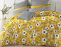 Dreamline Sunlit Meadow Queen Size Comforter Set - 1 Bedsheet + 2 Pillow Covers + 1 Comforter (BC) Urban Nivasa