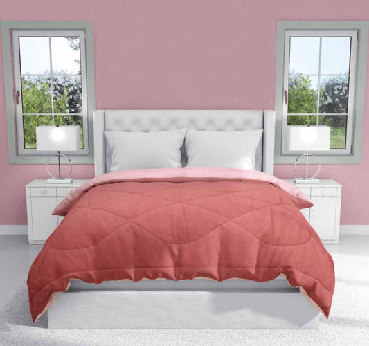 Soliano Wave Style Single Plain Colour Reversible Comforter - 100% Micro Polyester & 200 GSM Fiber Filling (BC) Urban Nivasa